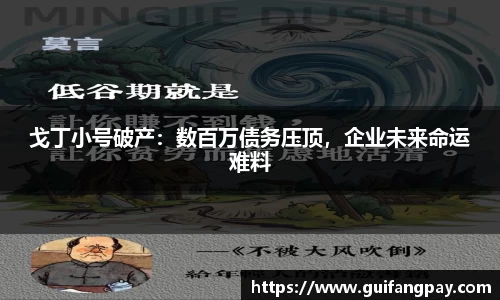 戈丁小号破产：数百万债务压顶，企业未来命运难料
