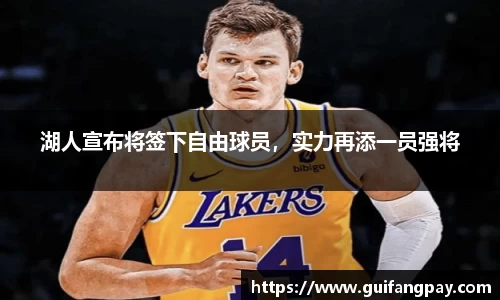 湖人宣布将签下自由球员，实力再添一员强将